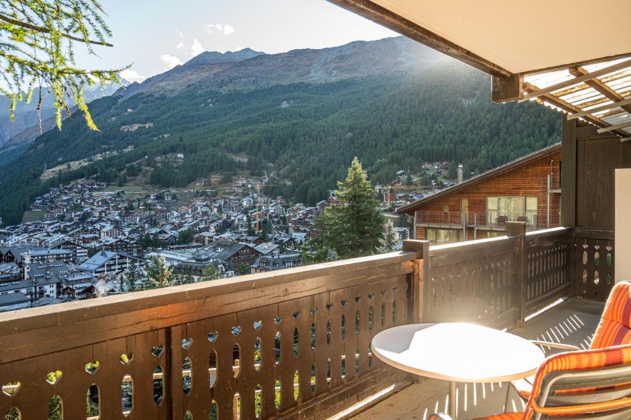 Studio Direkt Im Zentrum, Tolle Terrasse, Aussicht Zermatt Eksteriør billede