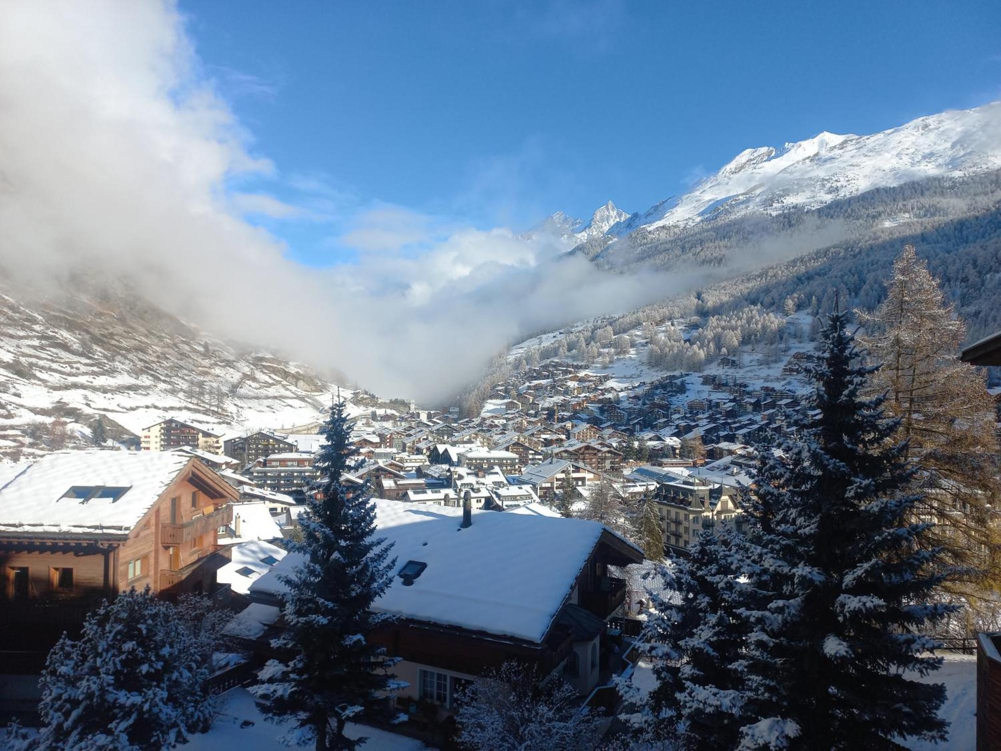 Studio Direkt Im Zentrum, Tolle Terrasse, Aussicht Zermatt Eksteriør billede
